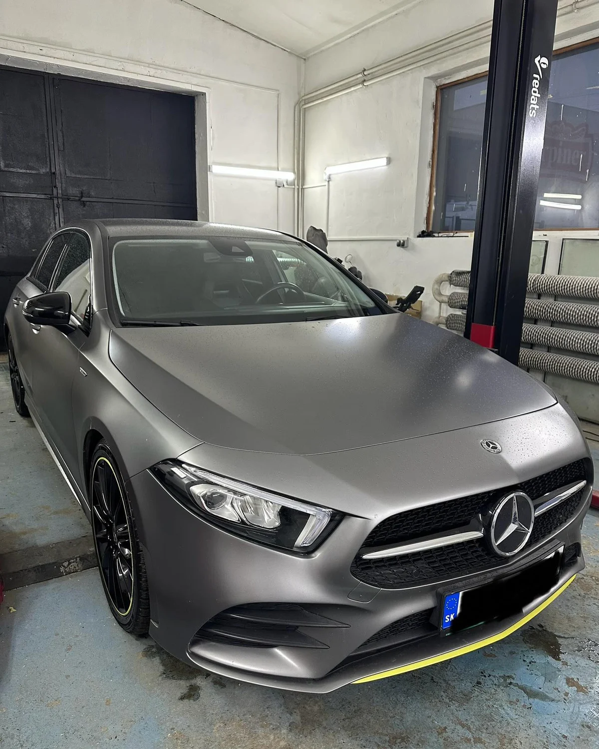 Mercedes A180d v dielni AZ Cars Electronic